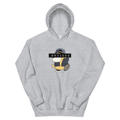 Anxious | Unisex Hoodie | Pokemon Threads and Thistles Inventory Sport Grey S 