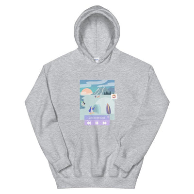 Cool in the Cold | Unisex Hoodie | Club Penguin Threads and Thistles Inventory Sport Grey 4XL 
