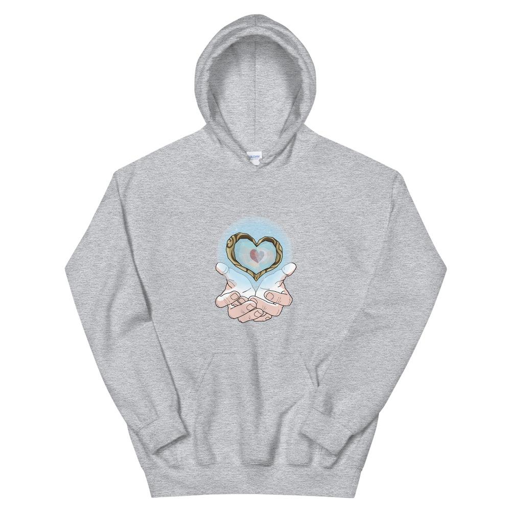 Piece of Heart | Unisex Hoodie | The Legend of Zelda Threads and Thistles Inventory Sport Grey S 