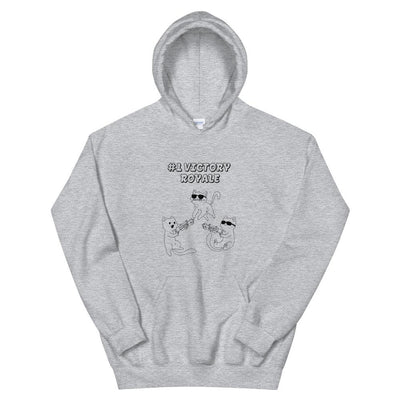 Victory Royale | Unisex Hoodie | Fortnite Threads and Thistles Inventory Sport Grey S 