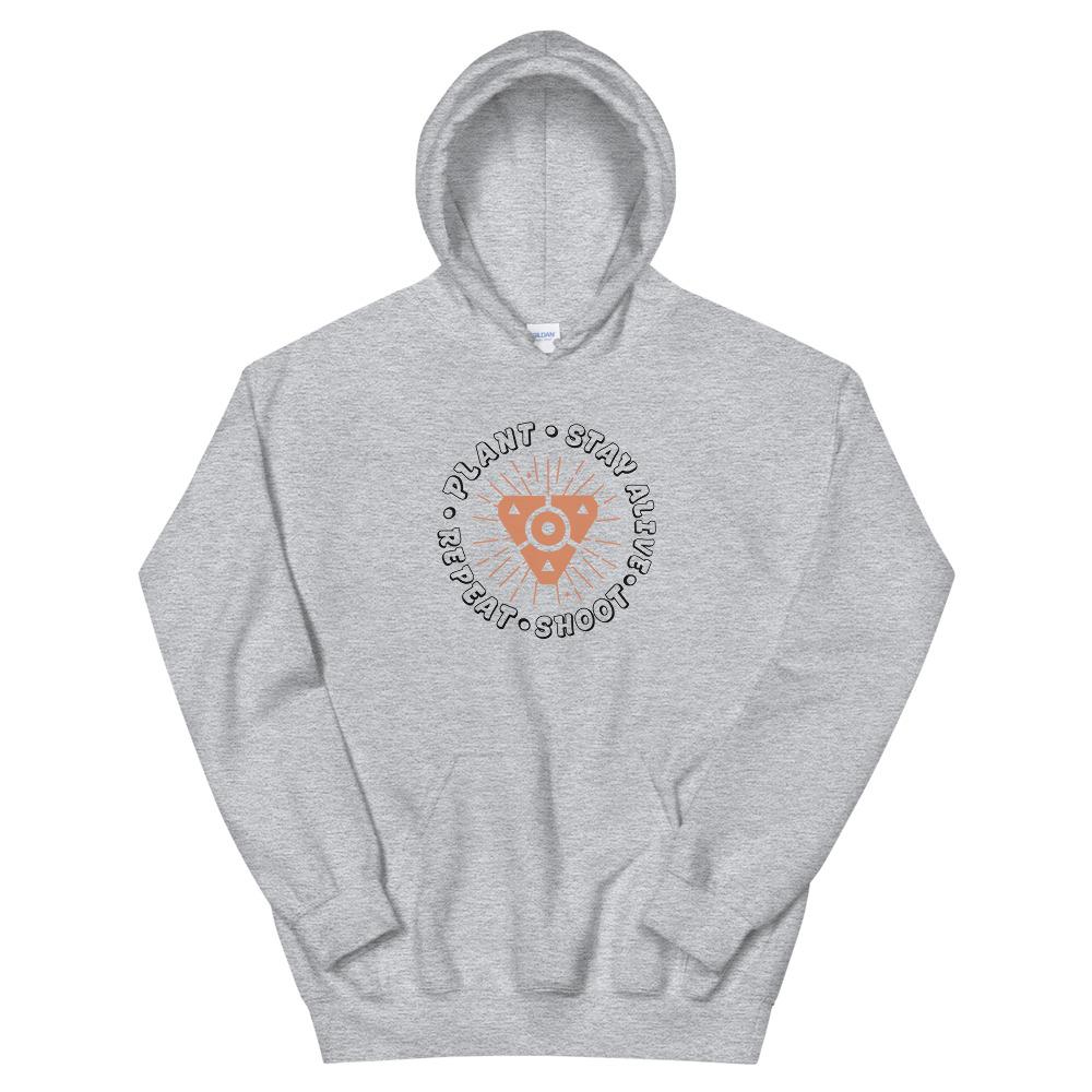 Plant the Spike | Unisex Hoodie | Valorant Threads and Thistles Inventory Sport Grey S 