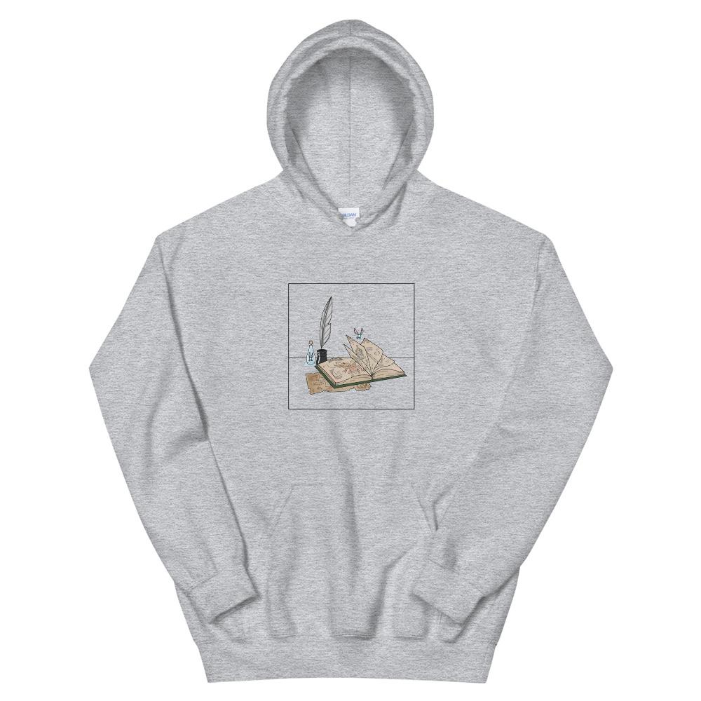 The Guide | Unisex Hoodie | The Legend of Zelda Threads and Thistles Inventory Sport Grey S 
