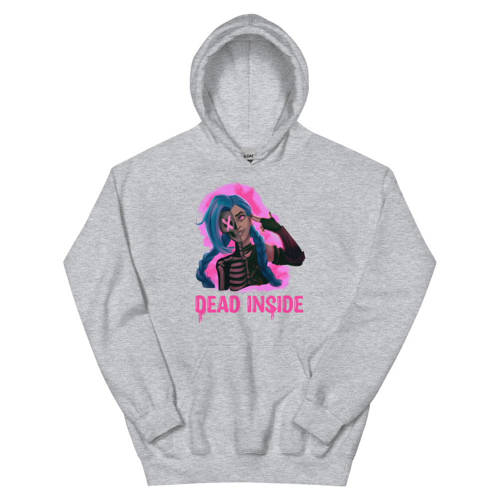 Dead Inside | Unisex Hoodie | League of Legends Threads and Thistles Inventory Sport Grey S 