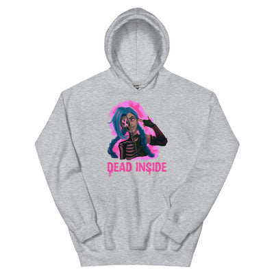 Dead Inside | Unisex Hoodie | League of Legends Threads and Thistles Inventory Sport Grey S 