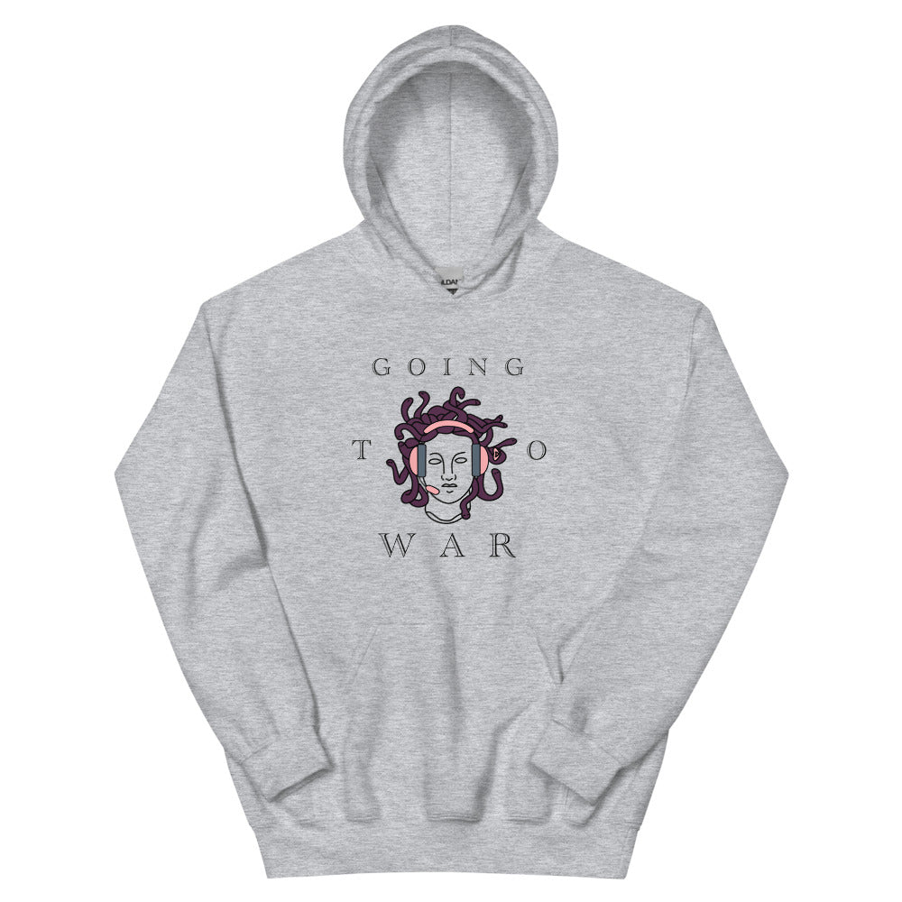 Going to War | Unisex Hoodie | Feminist Gamer Threads and Thistles Inventory Sport Grey S 