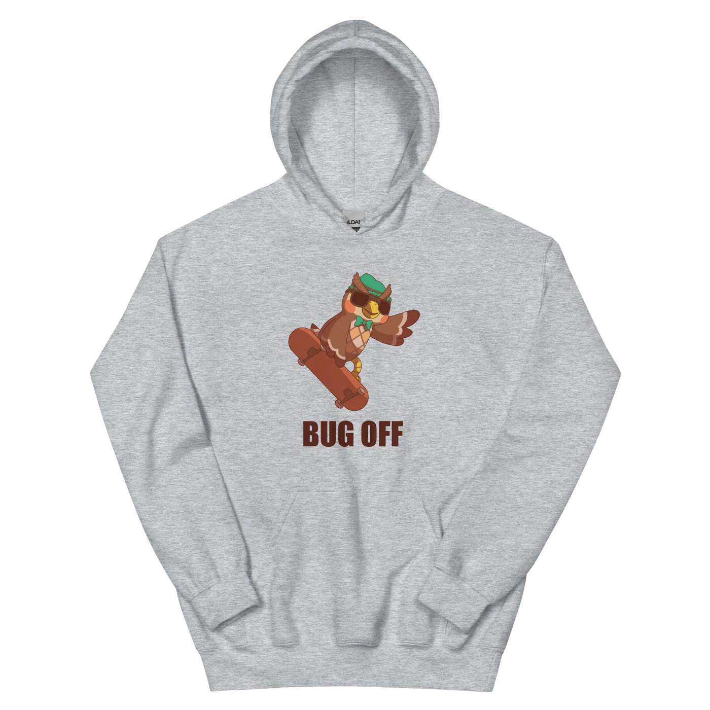 Bug Off | Unisex Hoodie | Animal Crossing Threads and Thistles Inventory Sport Grey S 