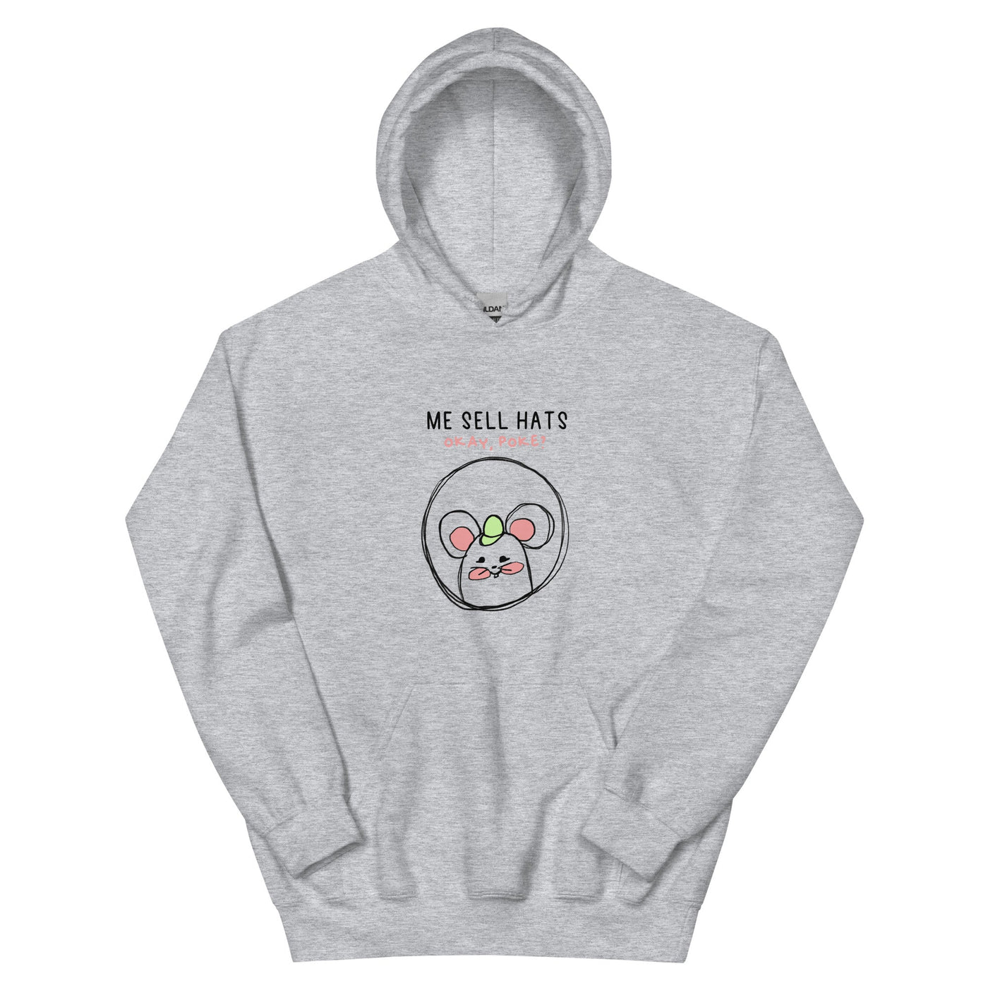 Me Sell Hats | Unisex Hoodie | Stardew Valley Threads and Thistles Inventory Sport Grey S 