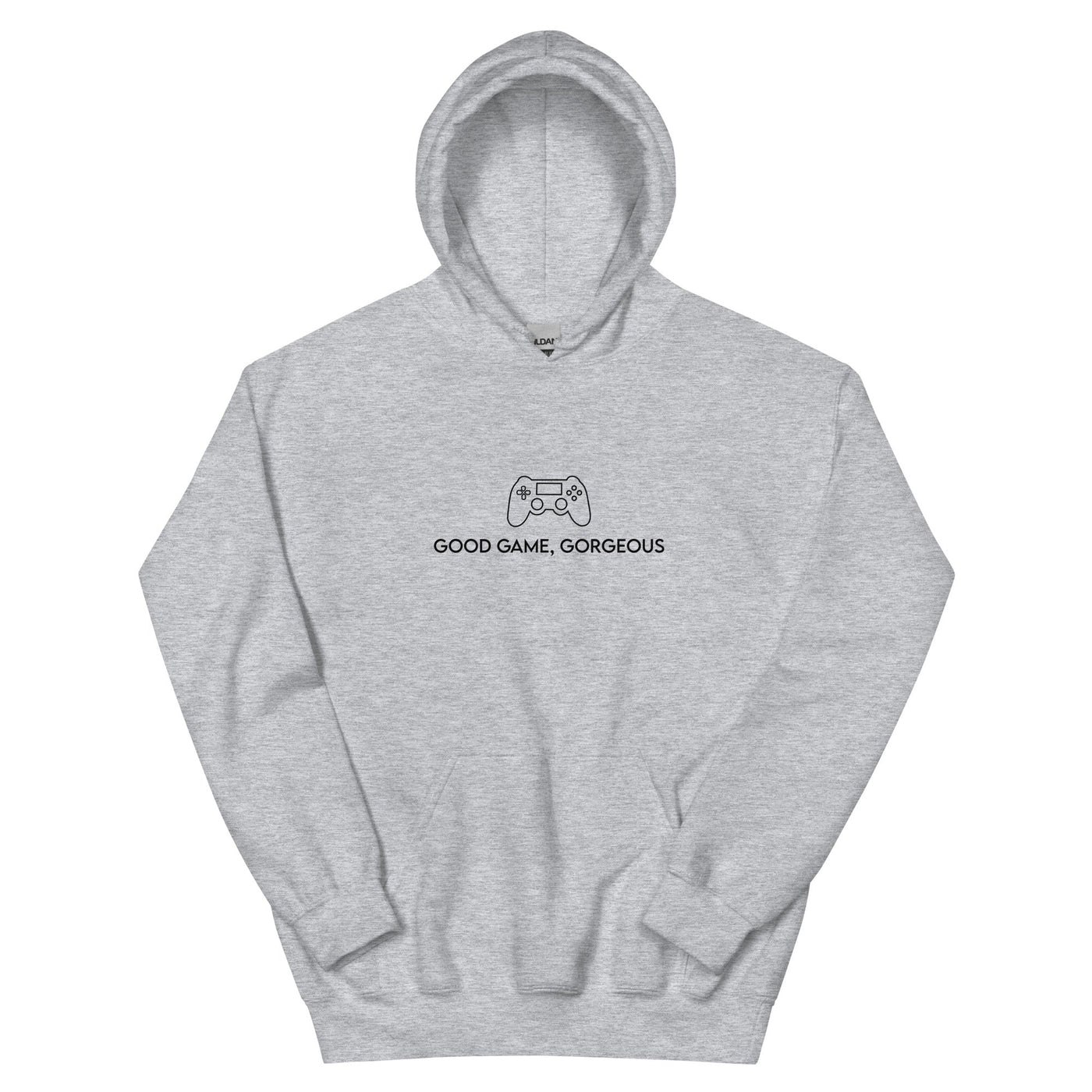 Good Game, Gorgeous | Unisex Hoodie Threads and Thistles Inventory Sport Grey S 