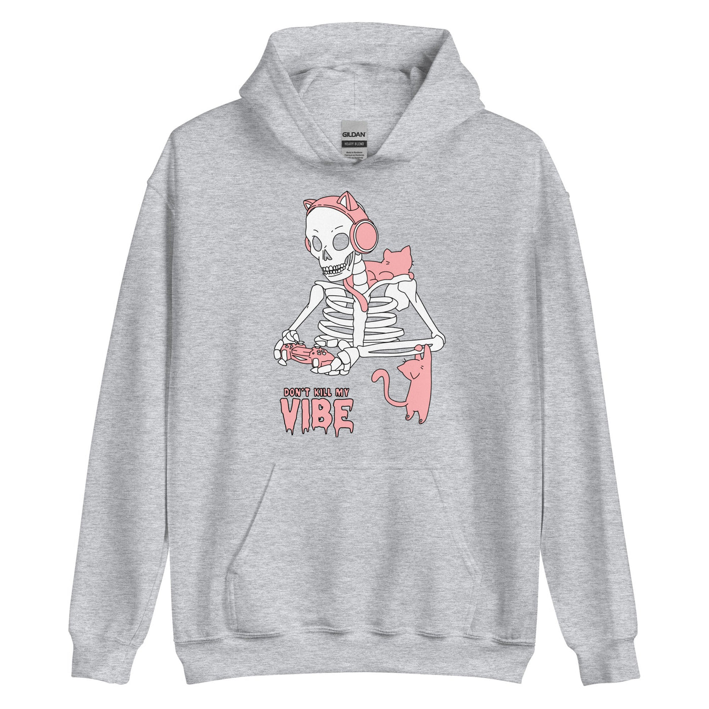 Don't Kill my Vibe | Fall Unisex Hoodie Threads & Thistles Inventory Sport Grey S 