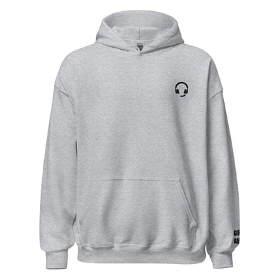 GLHF, Babe | Embroidered Unisex Hoodie | Gamer Affirmations Threads & Thistles Inventory Sport Grey S 