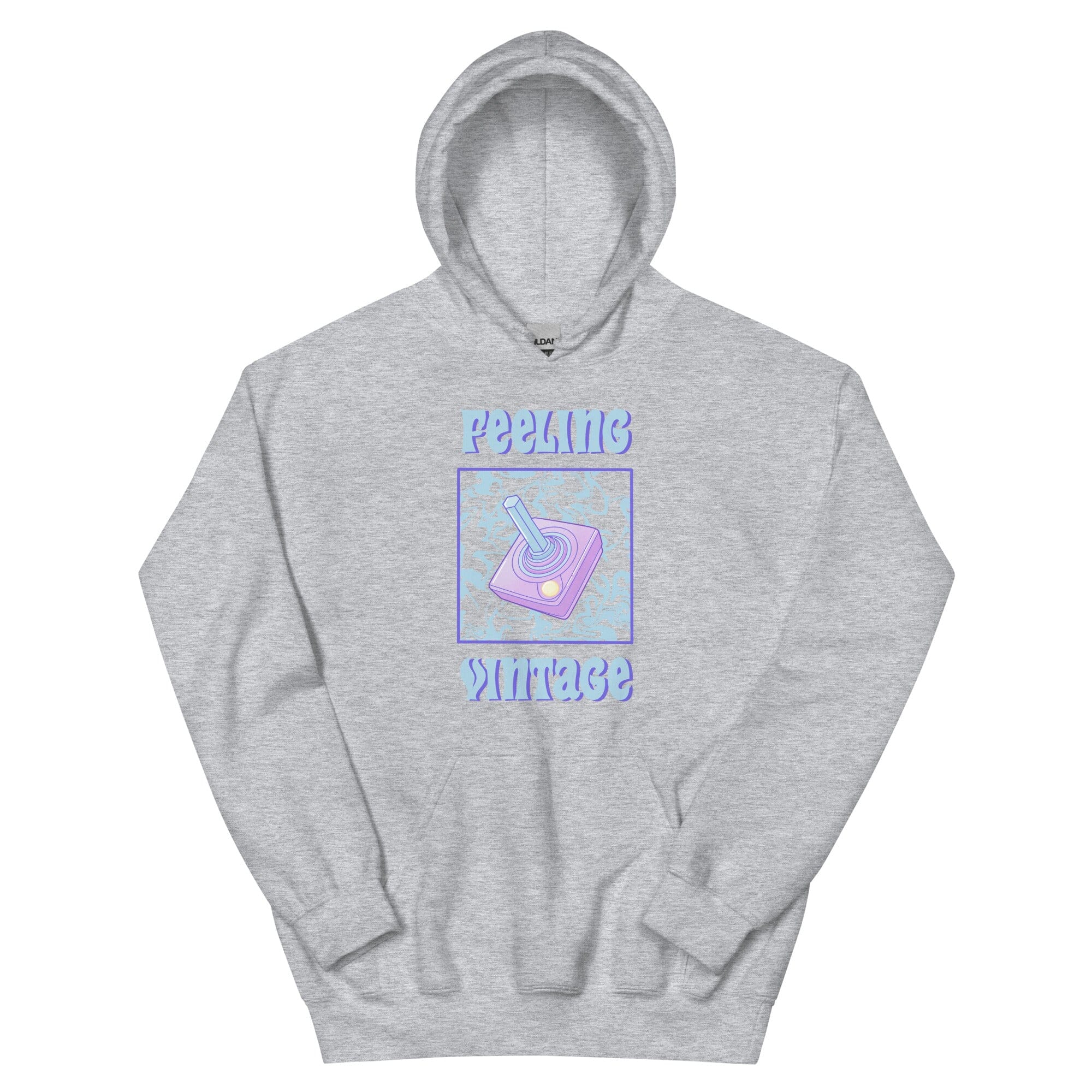 Feeling Vinatge | Unisex Hoodie | Retro Gaming Threads & Thistles Inventory Sport Grey S 