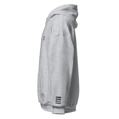 Playing on Easy Mode | Unisex Hoodie | Gamer Affirmations Threads & Thistles Inventory 
