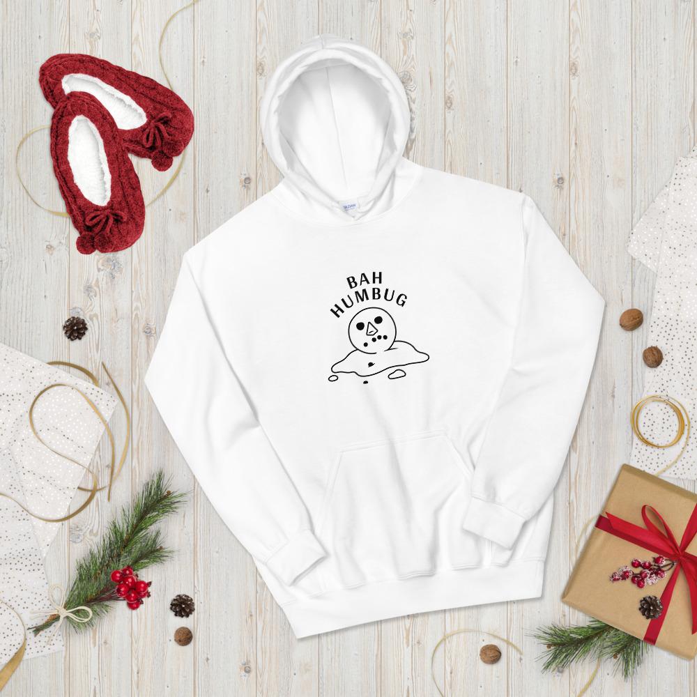 Bah Humbug | Unisex Hoodie | Animal Crossing Threads and Thistles Inventory White S 