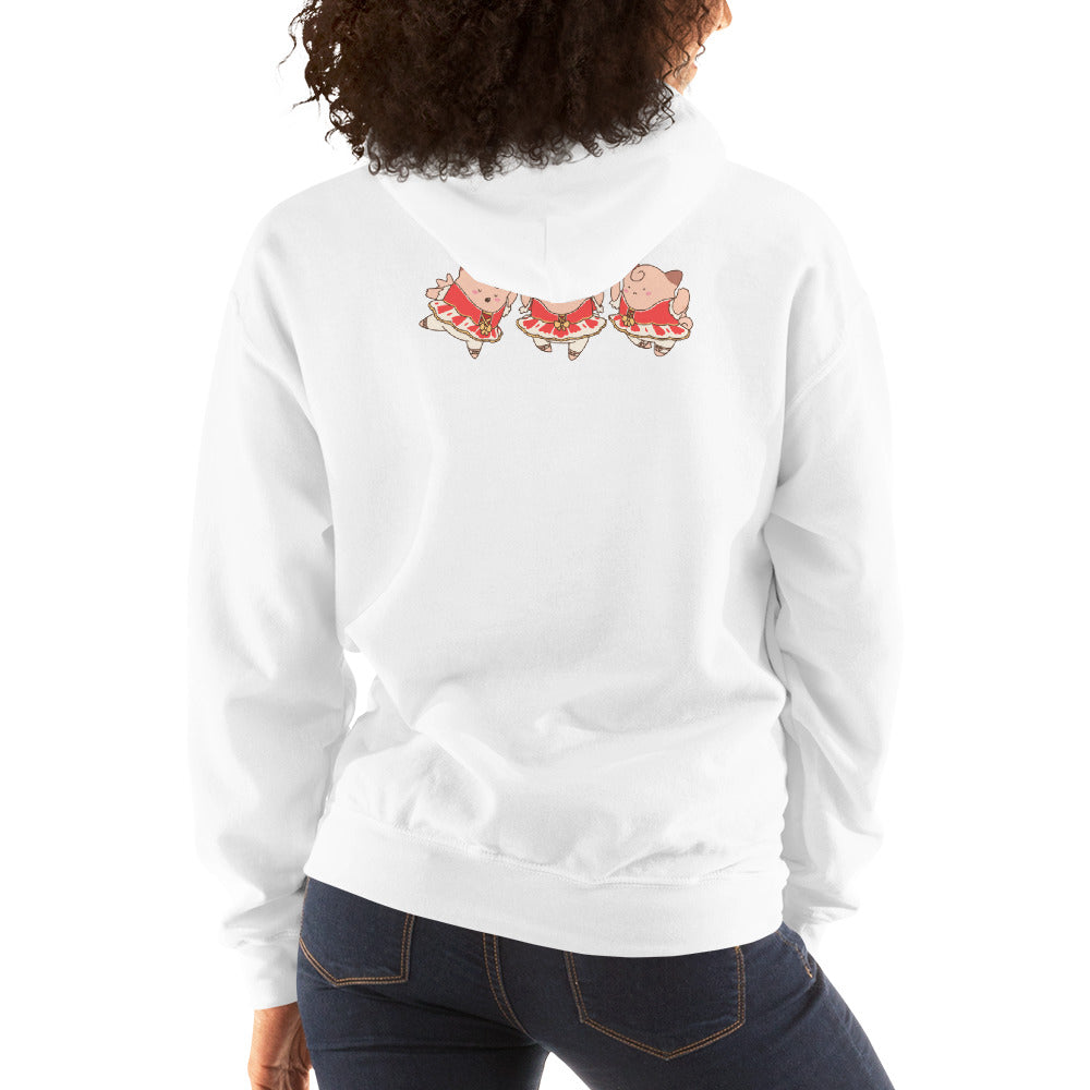 Sugarplum Clefairies | Christmas Pokemon Unisex Hoodie Threads & Thistles Inventory White S 