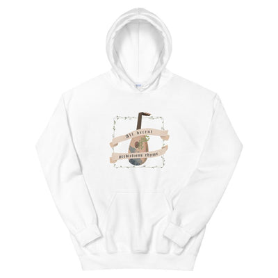 Predictions Rhyme | Unisex Hoodie | The Witcher Threads and Thistles Inventory White S 