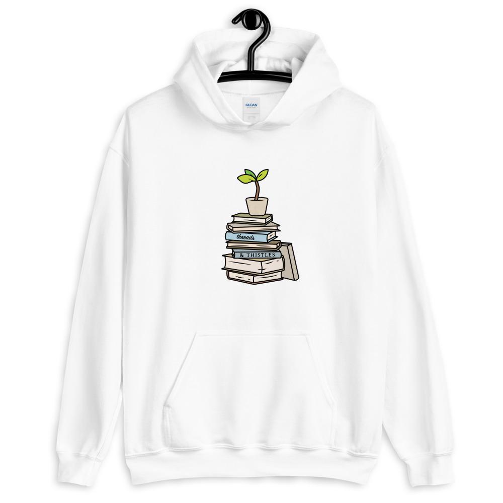 Books & Sapling | Unisex Hoodie | Animal Crossing Threads and Thistles Inventory 