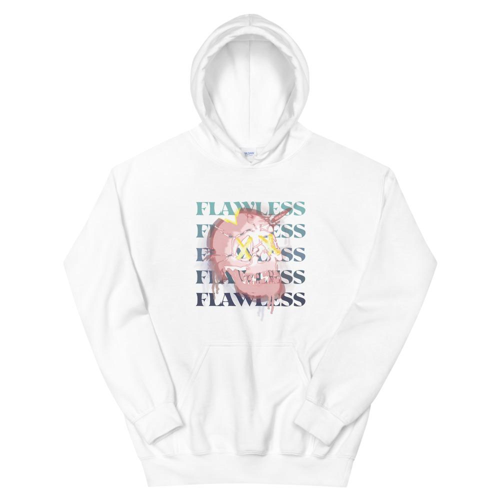 Flawless | Unisex Hoodie | FPS/TPS Threads and Thistles Inventory White S 