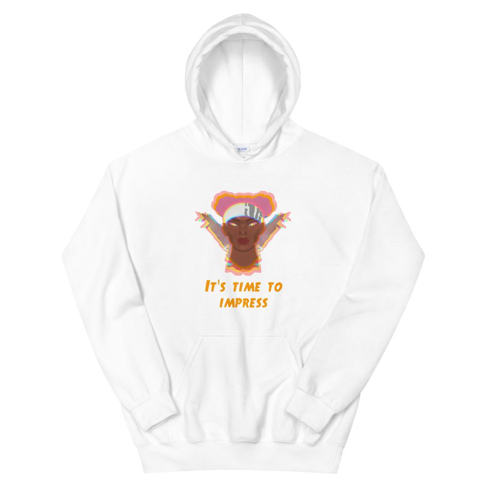 Time to Impress | Unisex Hoodie | Apex Legends Threads and Thistles Inventory White S 