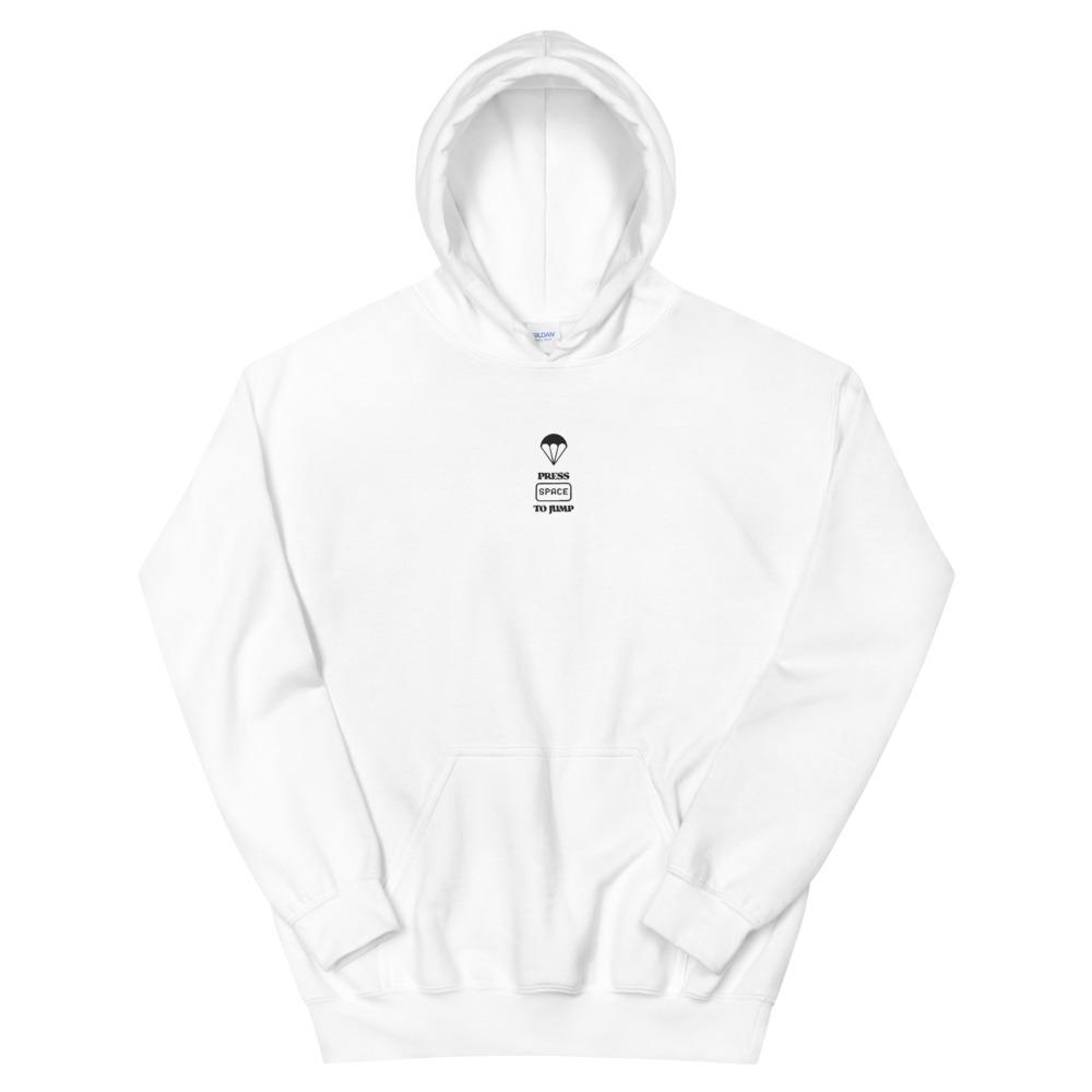 Space to Jump | Unisex Hoodie | Fortnite Threads and Thistles Inventory White S 
