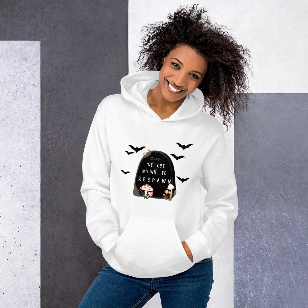 My Will to Respawn| Unisex Hoodie Threads and Thistles Inventory 