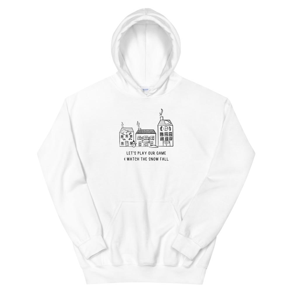 Play Our Game | Seasonal Unisex Hoodie Threads and Thistles Inventory White S 