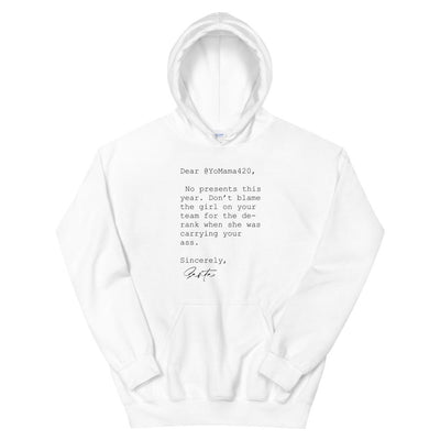 Sincerely Santa | Unisex Hoodie Threads and Thistles Inventory White S 