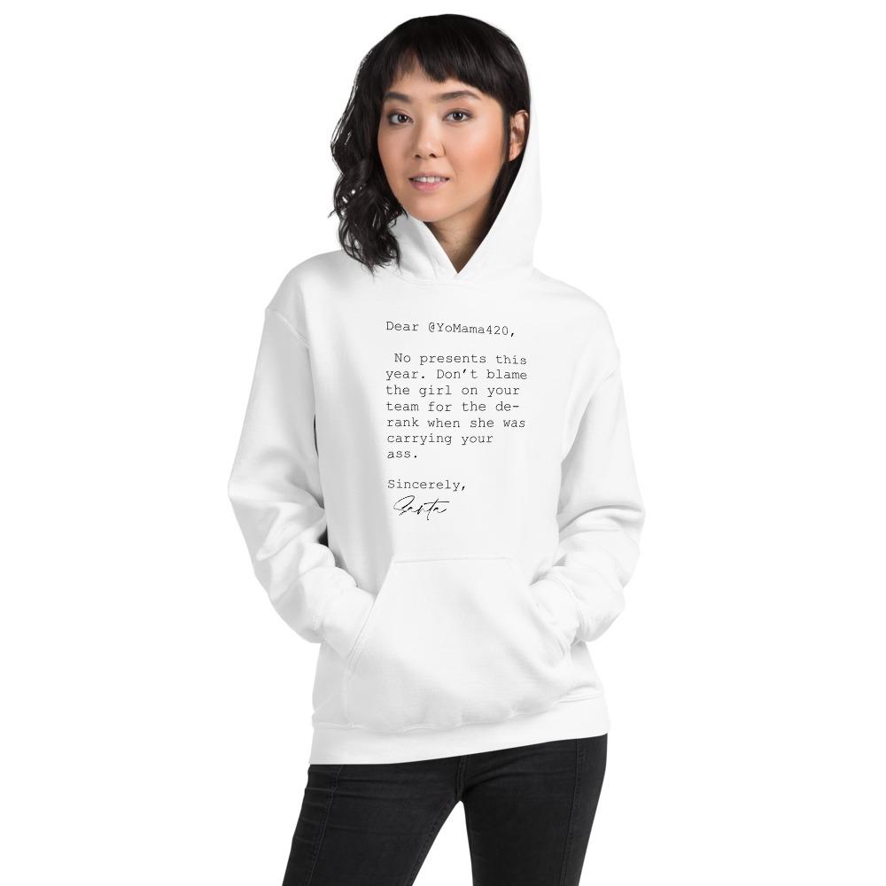 Sincerely Santa | Unisex Hoodie Threads and Thistles Inventory 