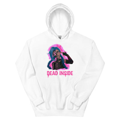 Dead Inside | Unisex Hoodie | League of Legends Threads and Thistles Inventory White S 