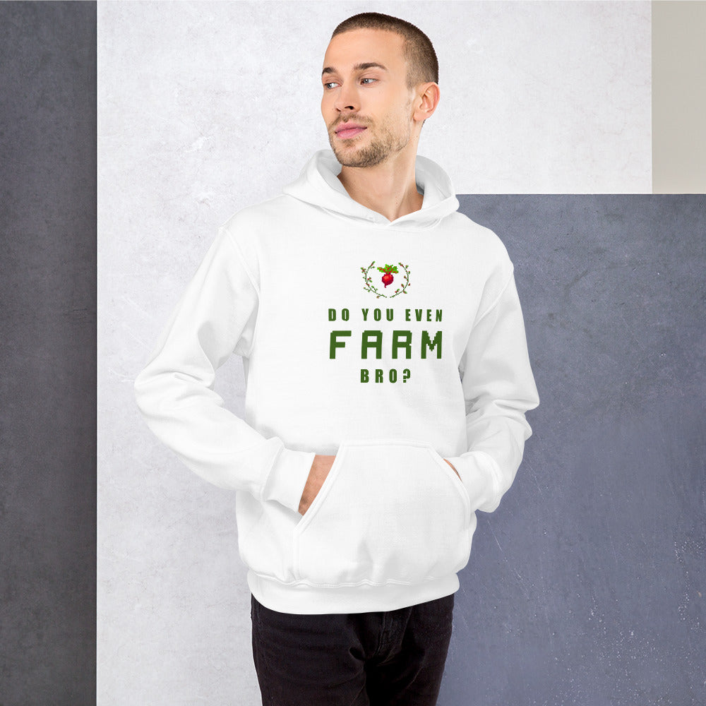 Do You Even Farm, Bro? | Unisex Hoodie | Feminist Gamer Threads and Thistles Inventory 