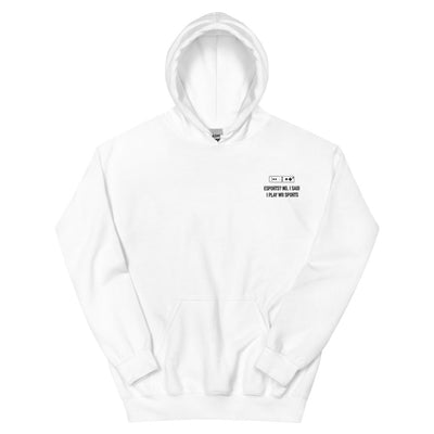 Wii Sports | Embroidered Unisex Hoodie | Feminist Gamer Threads and Thistles Inventory White S 