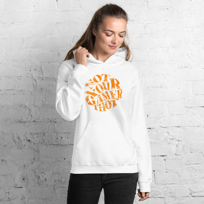 Gamer Thot (distressed design) | Unisex Hoodie | Feminist Gamer Threads and Thistles Inventory 