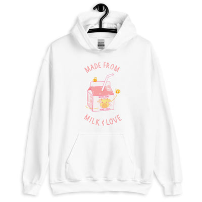 Milk and Love | Unisex Hoodie | Minecraft Threads and Thistles Inventory 