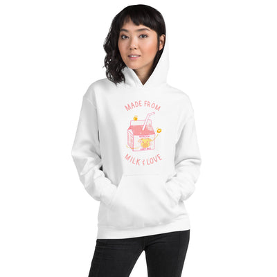 Milk and Love | Unisex Hoodie | Minecraft Threads and Thistles Inventory 