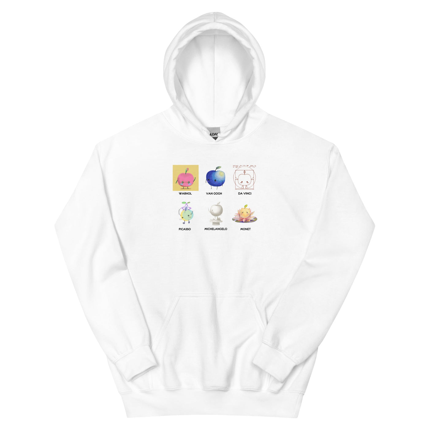 Junimo Artists | Unisex Hoodie | Stardew Valley Threads and Thistles Inventory White S 