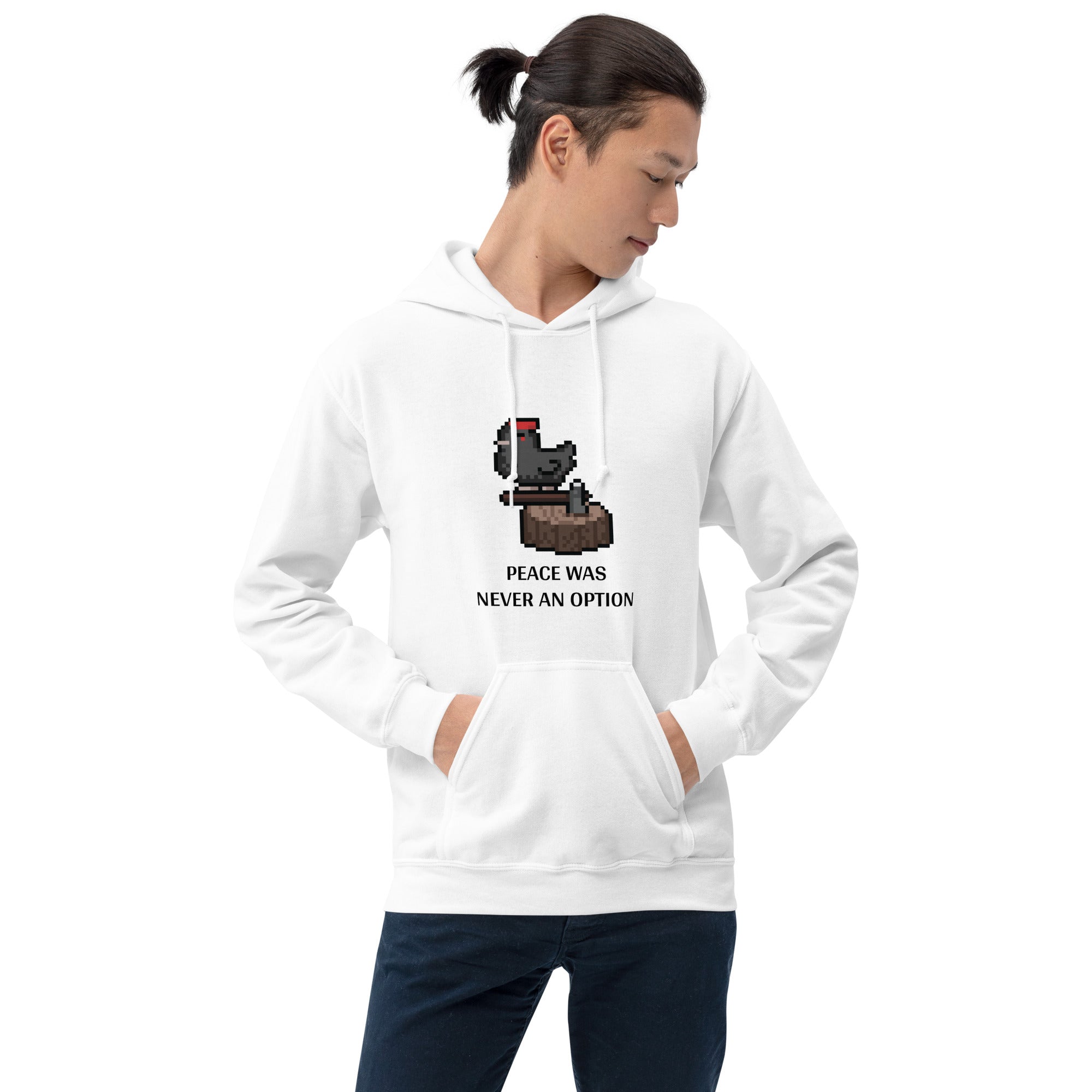 Peace Was Never an Option | Unisex Hoodie | Stardew Valley Threads and Thistles Inventory 