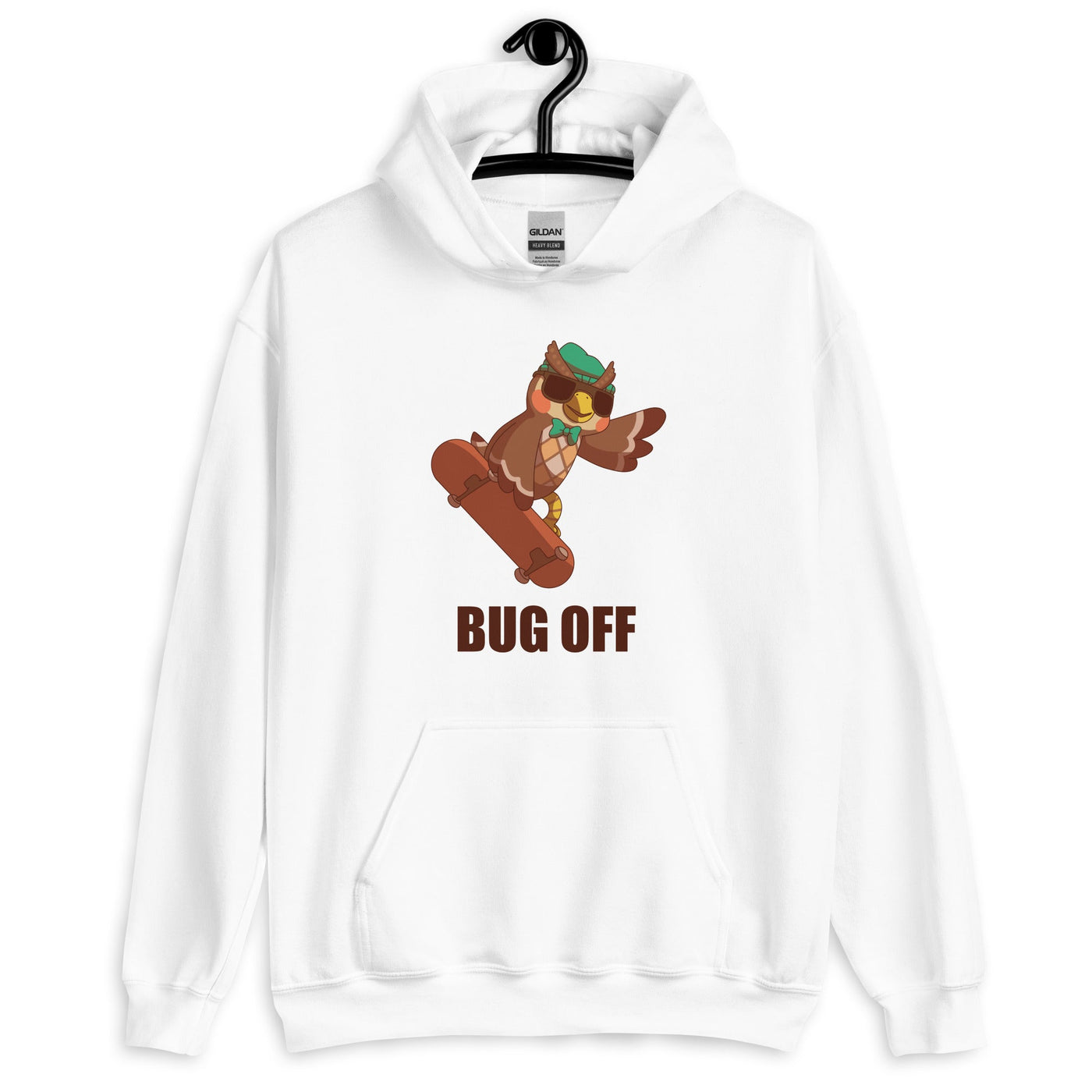 Bug Off | Unisex Hoodie | Animal Crossing Threads and Thistles Inventory 