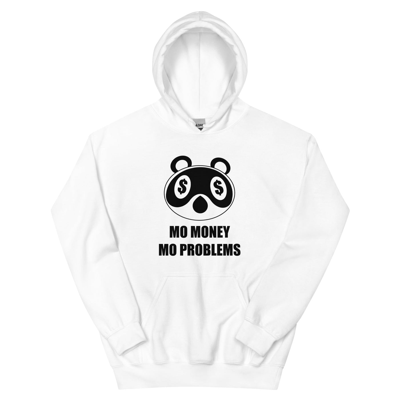 Mo Money Mo Problems | Unisex Hoodie | Animal Crossing Threads and Thistles Inventory White S 