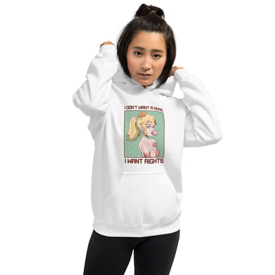I Want Rights | Unisex Hoodie | Feminist Gamer Threads and Thistles Inventory 