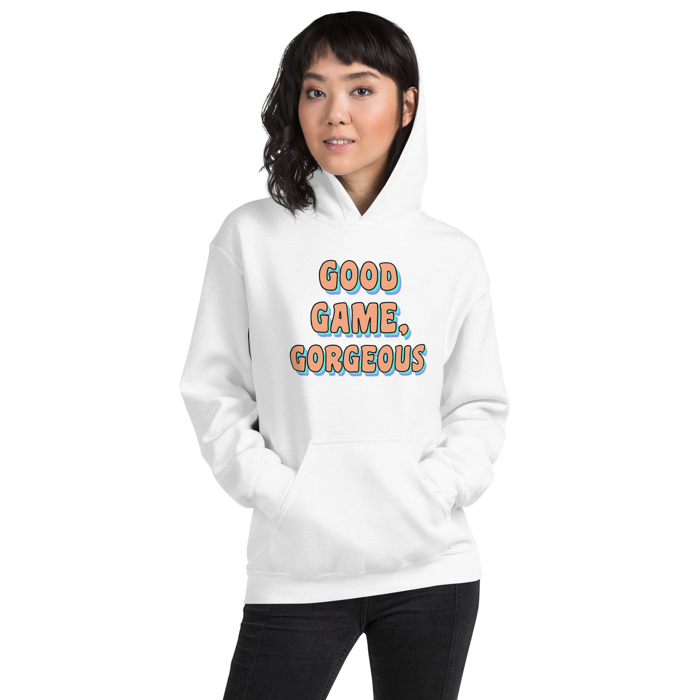 Good Game, Gorgeous | Unisex Hoodie Threads and Thistles Inventory 