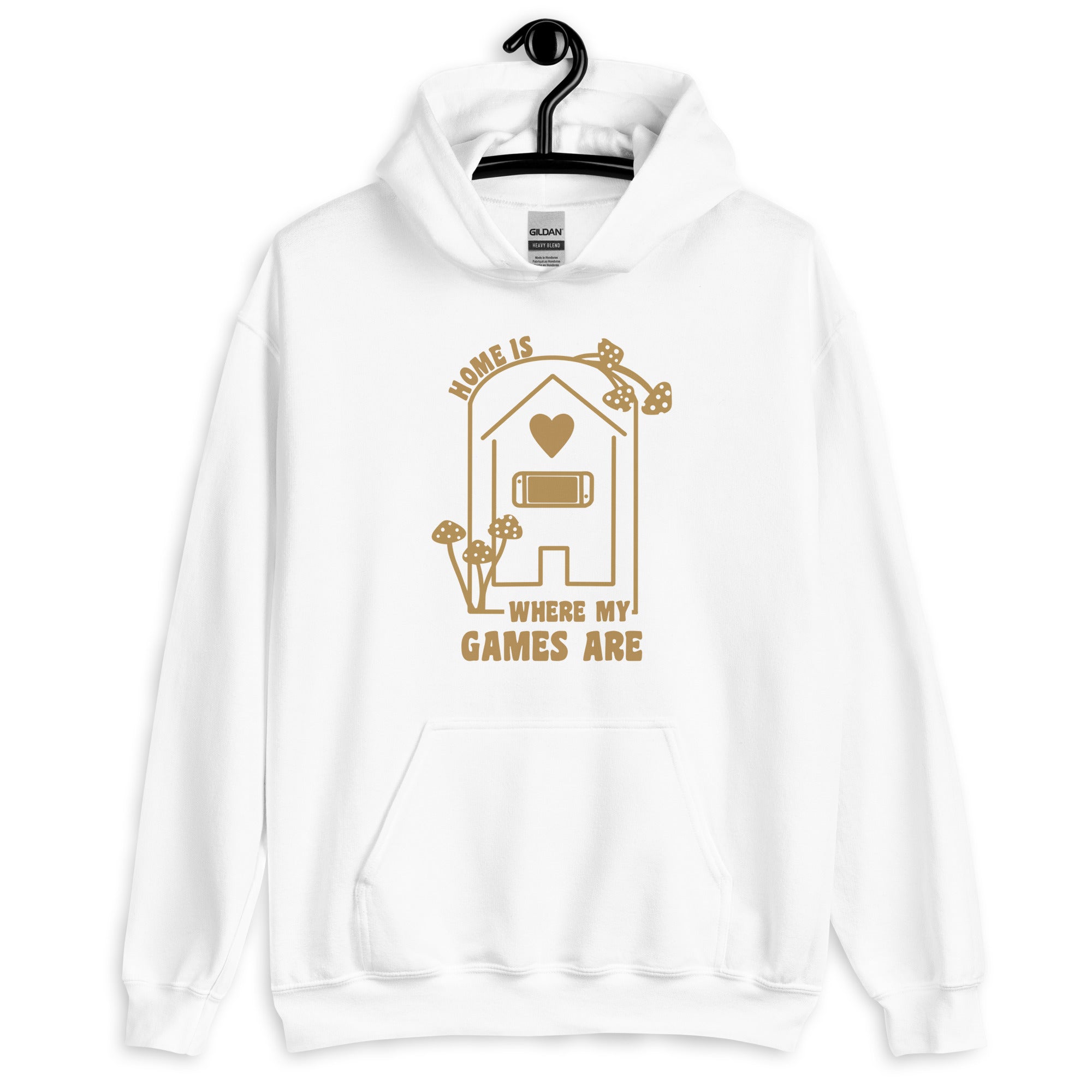 Where my Games Are | Unisex Hoodie | Cozy Gamer Threads and Thistles Inventory 