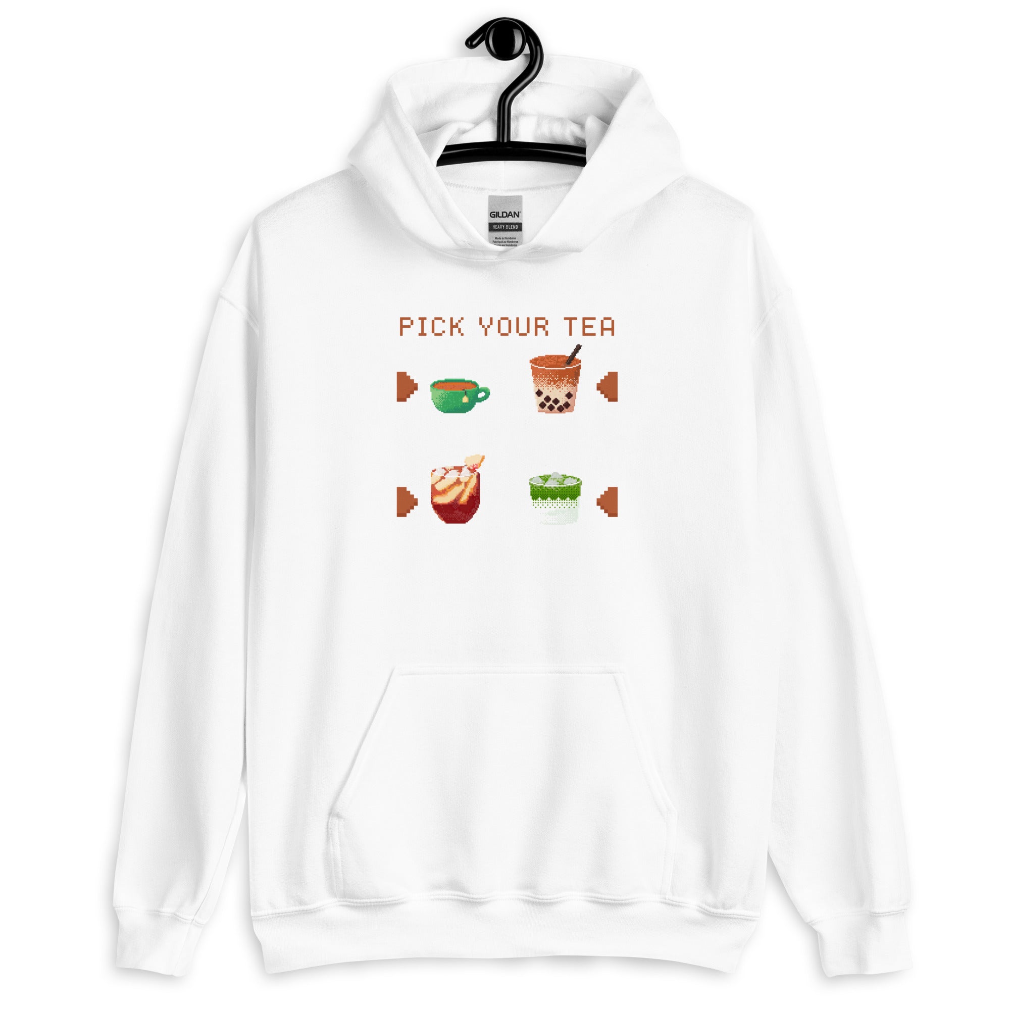 Pick Your Tea | Unisex Hoodie | Cozy Gamer Threads & Thistles Inventory 