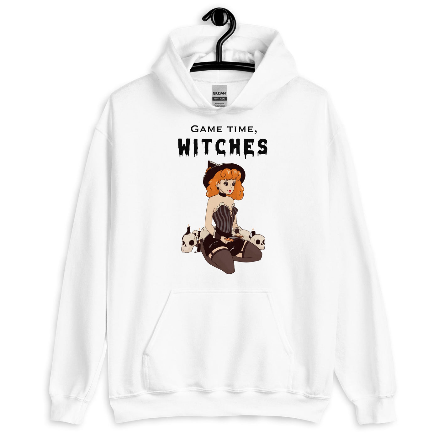 Game Time, Witches | Fall Unisex Hoodie Threads & Thistles Inventory 