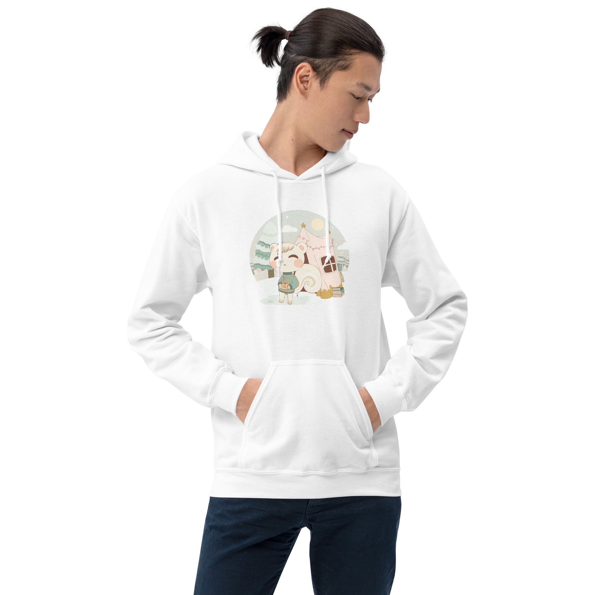 Marshal's Cozy Christmas | Cozy Gamer Animal Crossing | Unisex Hoodie Threads & Thistles Inventory 