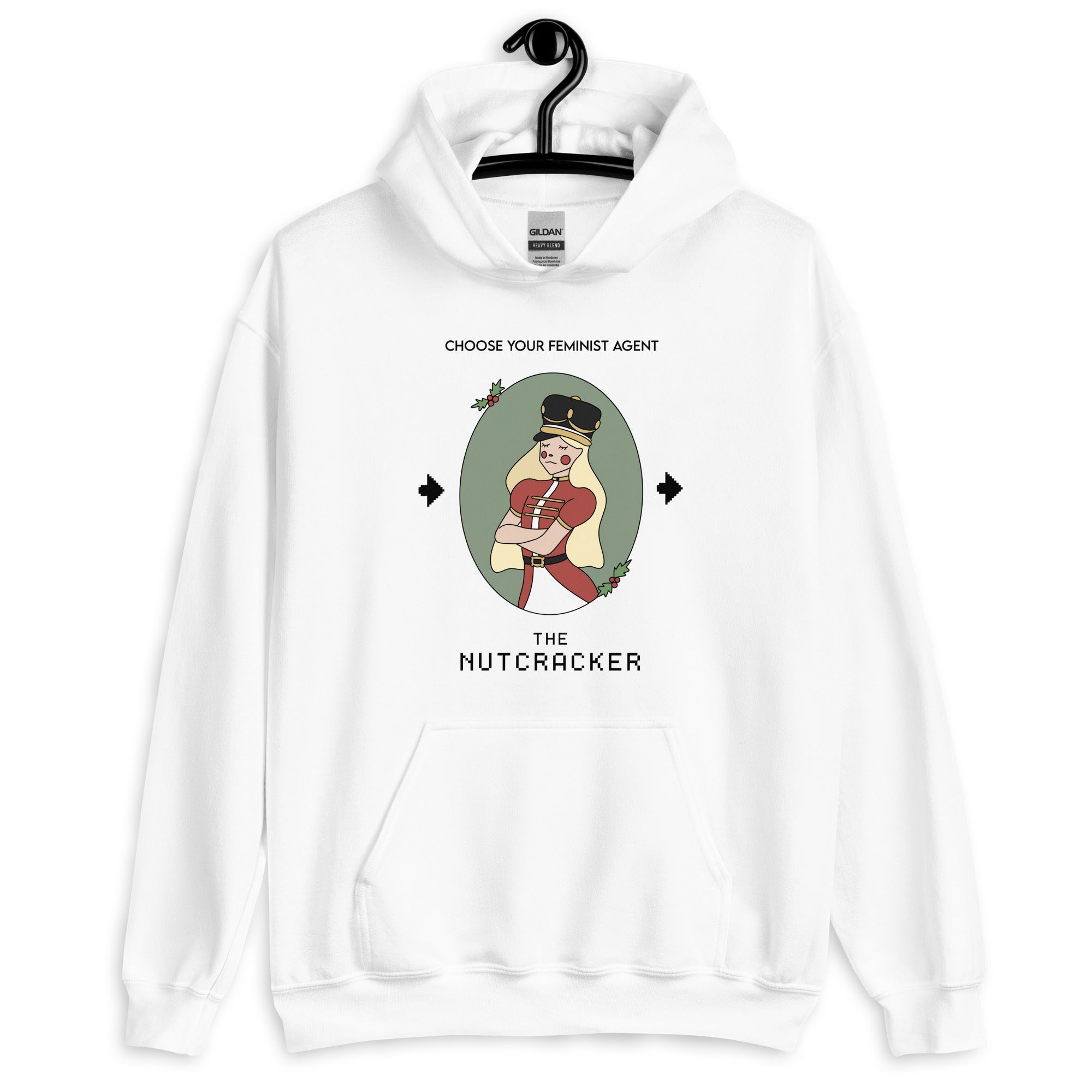 The Nutcracker | Unisex Hoodie | Feminist Gamer Christmas Threads & Thistles Inventory 