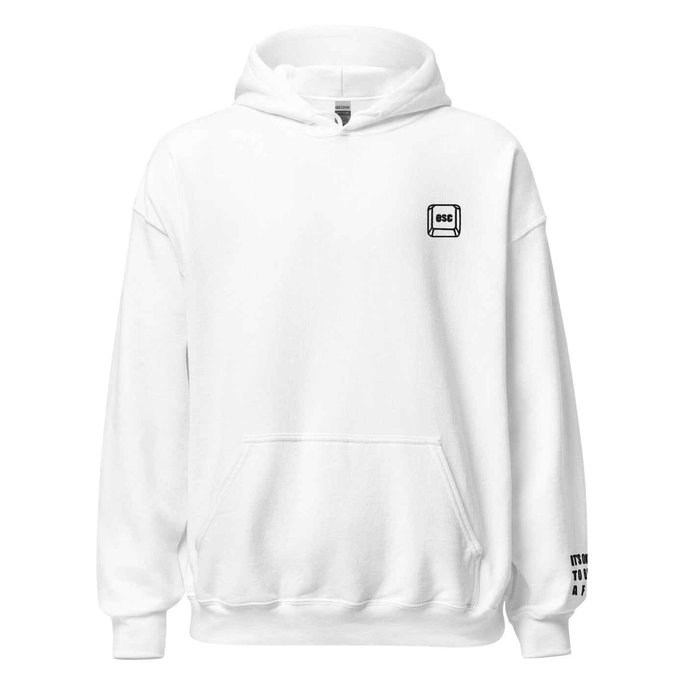It's Ok to be AFK | Unisex Hoodie | Gamer Affirmations Threads & Thistles Inventory White S 