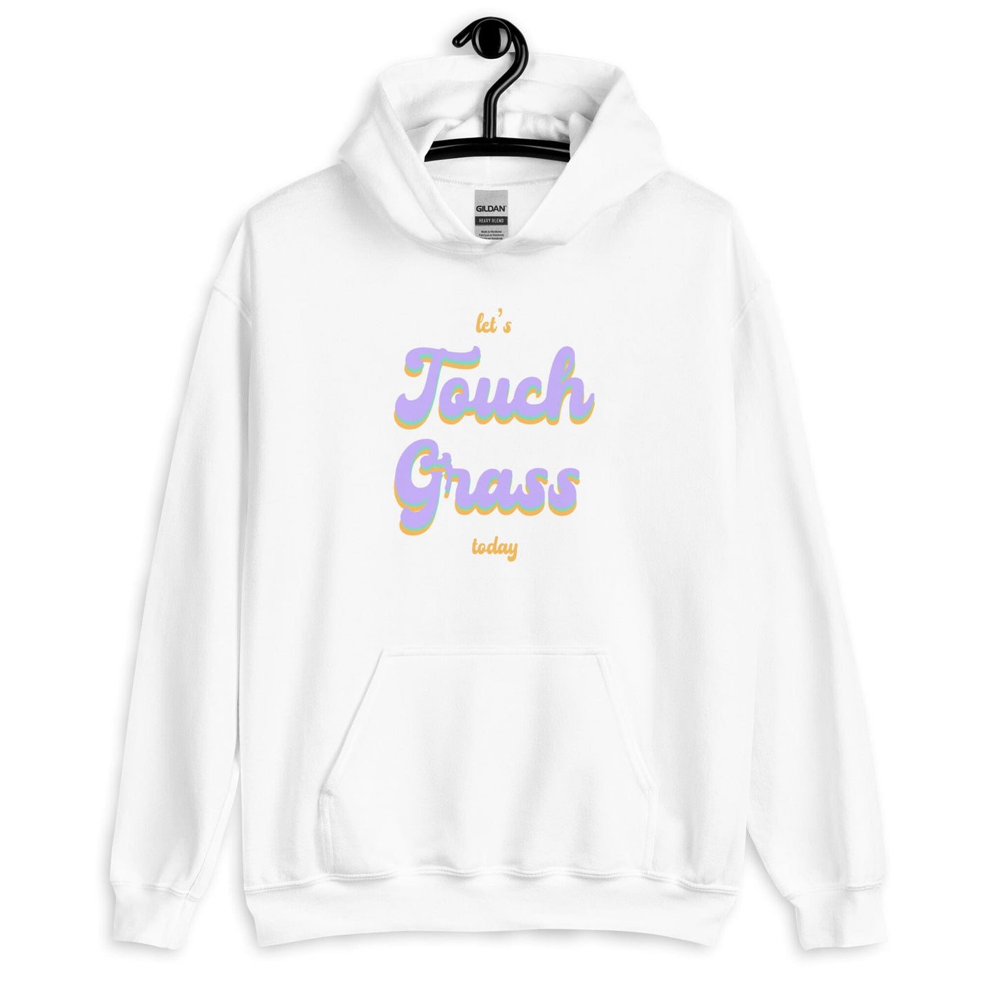 Touch Grass | Unisex Hoodie | Gamer Affirmations Threads & Thistles Inventory 