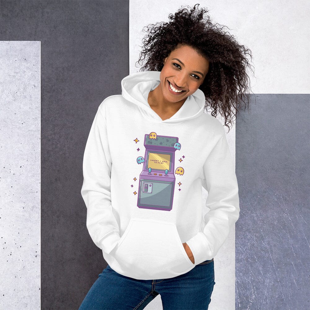 Insert 1 Soul to Play | Unisex Hoodie | Retro Gaming Threads & Thistles Inventory 