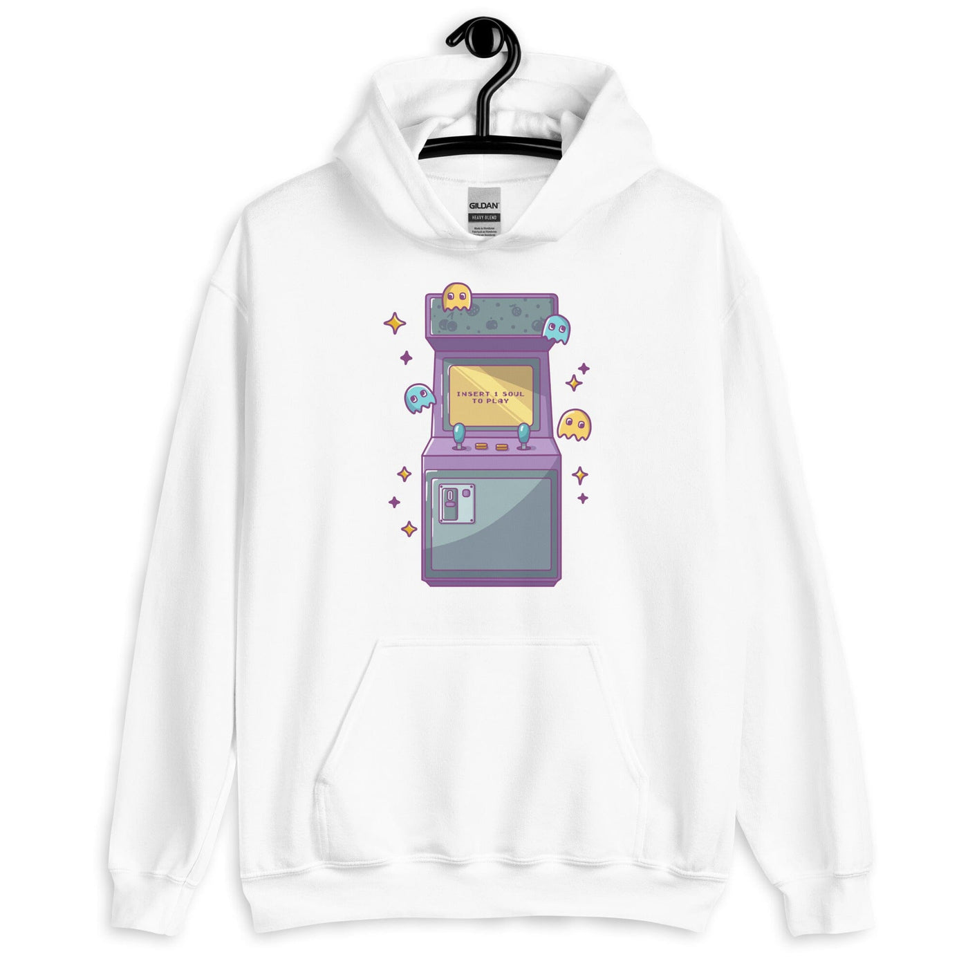 Insert 1 Soul to Play | Unisex Hoodie | Retro Gaming Threads & Thistles Inventory 