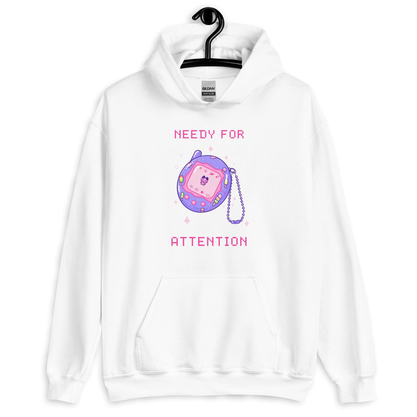 Needy for Attention | Unisex Hoodie | Retro Gaming Threads & Thistles Inventory 