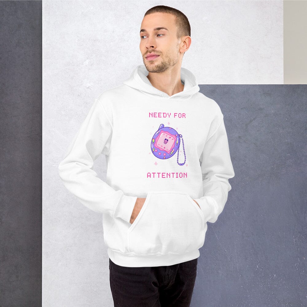 Needy for Attention | Unisex Hoodie | Retro Gaming Threads & Thistles Inventory 